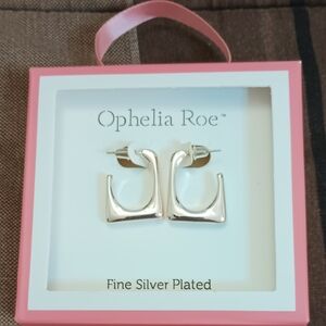 Ophelia‎ Roe Silver Plated Earrings